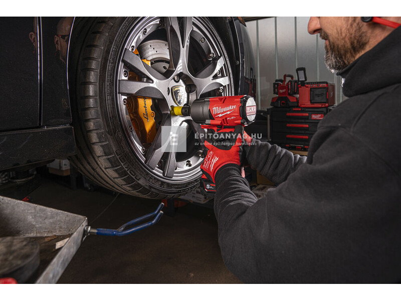 Milwaukee M18FHIWF12-502X M18 FUEL™ ütvecsavarozó1/2˝ biztosítő gyűrűvel