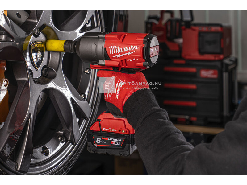 Milwaukee M18FHIWF12-502X M18 FUEL™ ütvecsavarozó1/2˝ biztosítő gyűrűvel