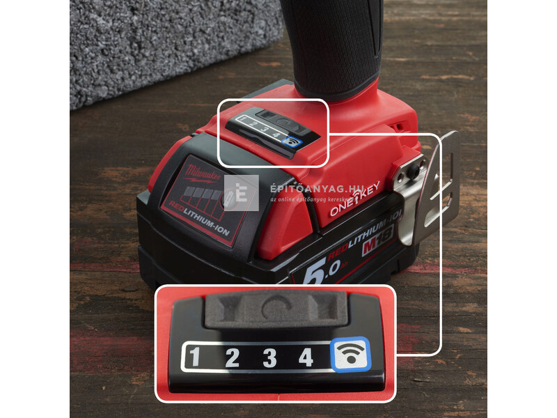Milwaukee M18FHIWF12-502X M18 FUEL™ ütvecsavarozó1/2˝ biztosítő gyűrűvel
