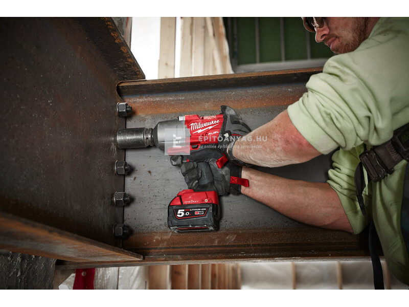 Milwaukee M18FHIWF12-502X M18 FUEL™ ütvecsavarozó1/2˝ biztosítő gyűrűvel