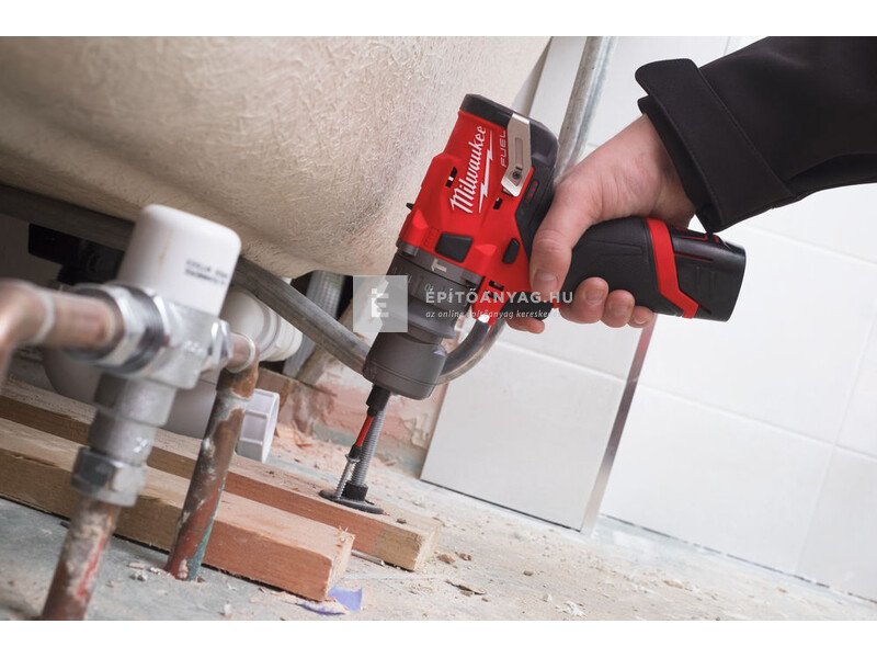 Milwaukee M12FPDXKIT-202X M12 FUEL™ szuperkompakt, levehető tokmányú ütvefúró-csavarozó