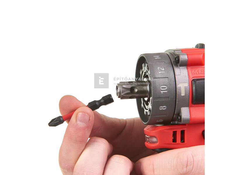 Milwaukee M12FPDXKIT-202X M12 FUEL™ szuperkompakt, levehető tokmányú ütvefúró-csavarozó