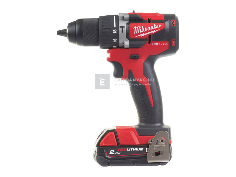 Milwaukee M18CBLPD-202C kompakt ütvefúró-csavarozó
