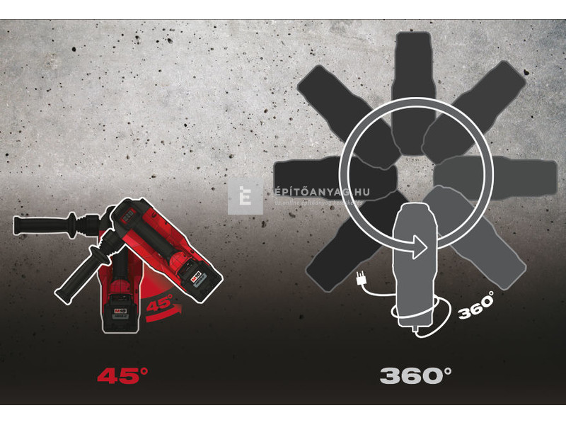 Milwaukee M18FHM-0C M18 Fuel one-key 8 kg-os fúró-bontó kalapács