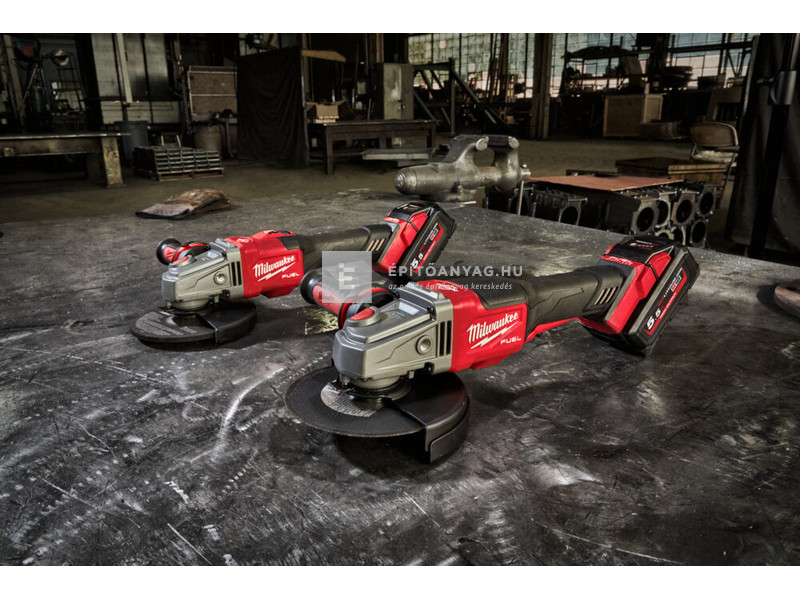 Milwaukee M18FHSAG125XB-0X M18 Fuel nagy teljesítményű sarokcsiszoló 125 mm fékező funkcióval