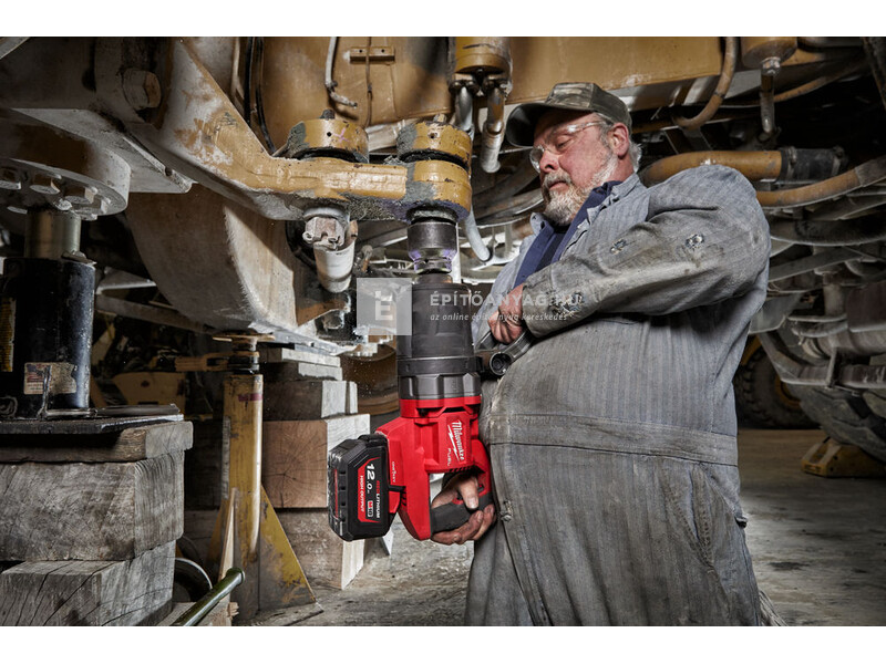 Milwaukee M18 ONEFHIWF1DS-121C nagy nyomatékú D-fogantyús ütvecsavarozó biztosítógyűrűvel