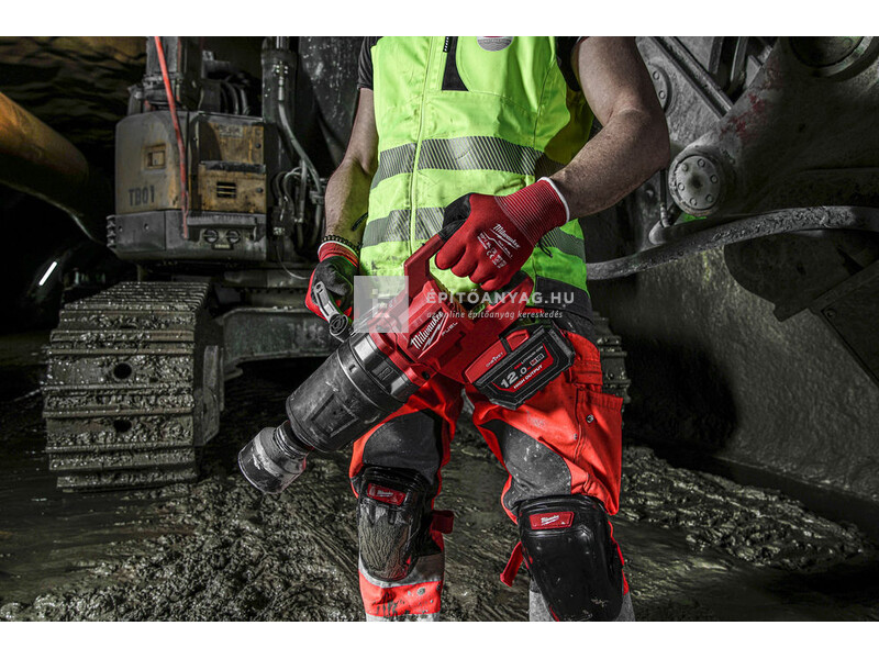 Milwaukee M18 ONEFHIWF1DS-121C nagy nyomatékú D-fogantyús ütvecsavarozó biztosítógyűrűvel