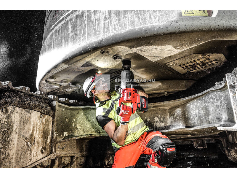 Milwaukee M18 ONEFHIWF1DS-121C nagy nyomatékú D-fogantyús ütvecsavarozó biztosítógyűrűvel