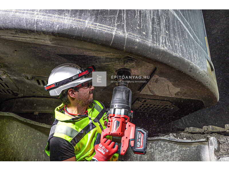 Milwaukee M18 ONEFHIWF1DS-121C nagy nyomatékú D-fogantyús ütvecsavarozó biztosítógyűrűvel