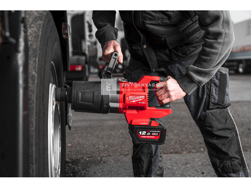 Milwaukee M18 ONEFHIWF1DS-121C nagy nyomatékú D-fogantyús ütvecsavarozó biztosítógyűrűvel