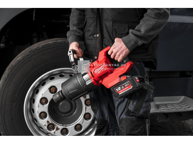Milwaukee M18 ONEFHIWF1DS-121C nagy nyomatékú D-fogantyús ütvecsavarozó biztosítógyűrűvel