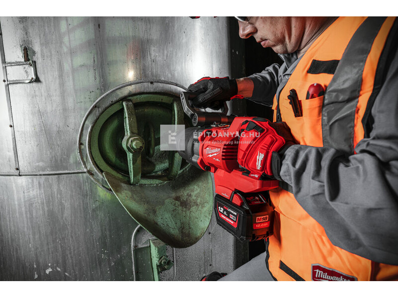 Milwaukee M18 ONEFHIWF1DS-121C nagy nyomatékú D-fogantyús ütvecsavarozó biztosítógyűrűvel