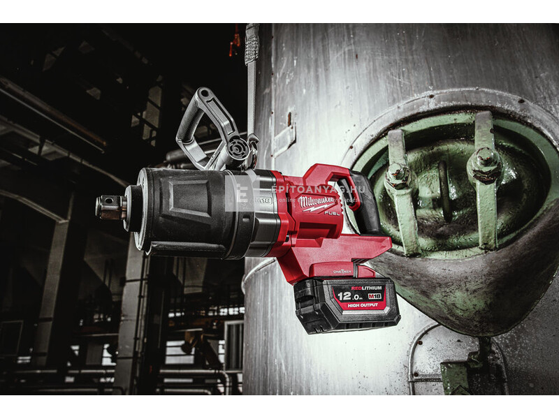 Milwaukee M18 ONEFHIWF1DS-121C nagy nyomatékú D-fogantyús ütvecsavarozó biztosítógyűrűvel