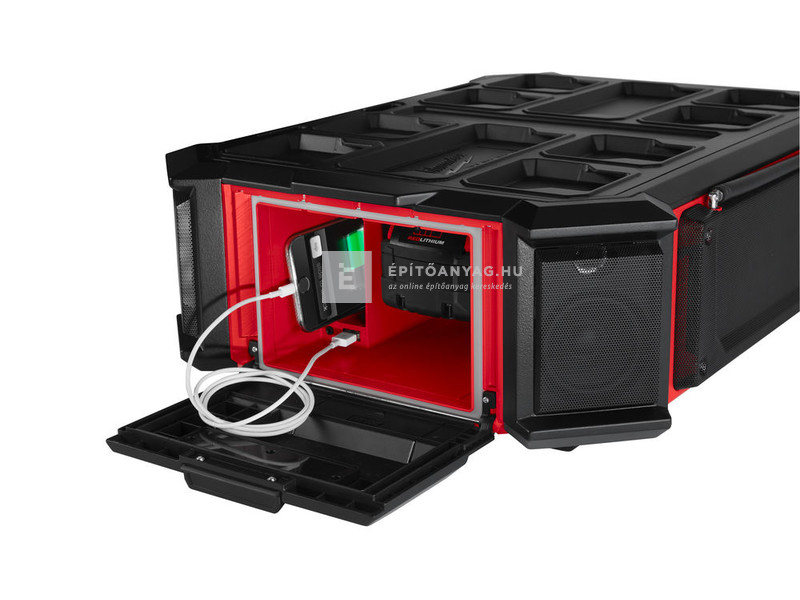 Milwaukee M18PRCDAB+-0 M18 Packout rádió/töltő
