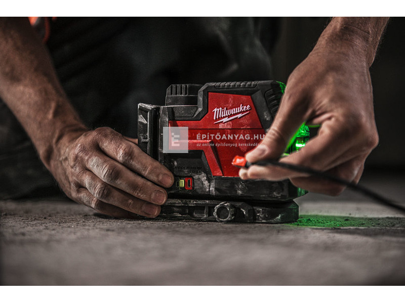 Milwaukee M12CLLP-0C M12 zöld keresztvonal- és pontlézer