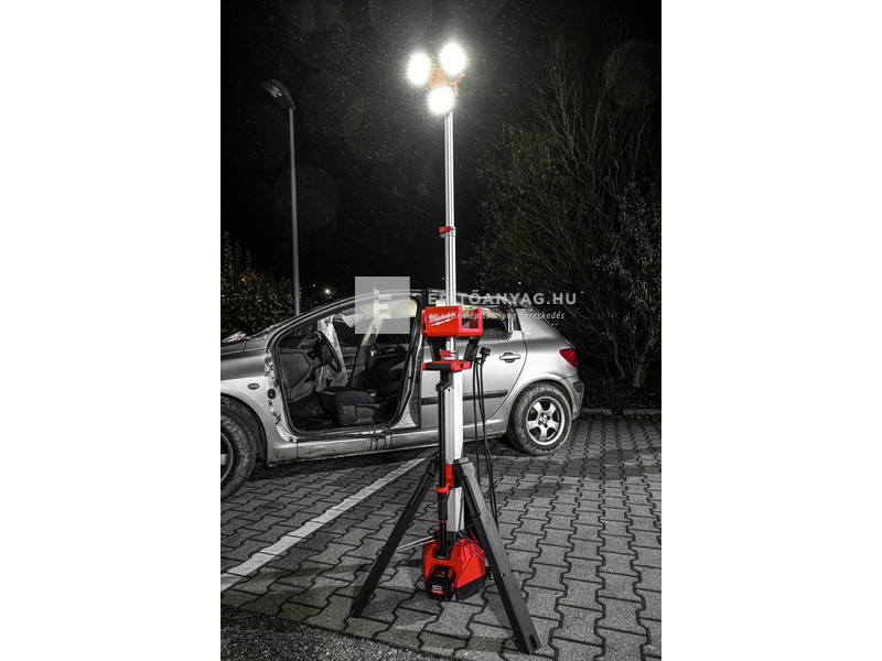 Milwaukee M18HOSALC-0 M18 nagy teljesítményű állványos térmegvilágító lámpa és töltő