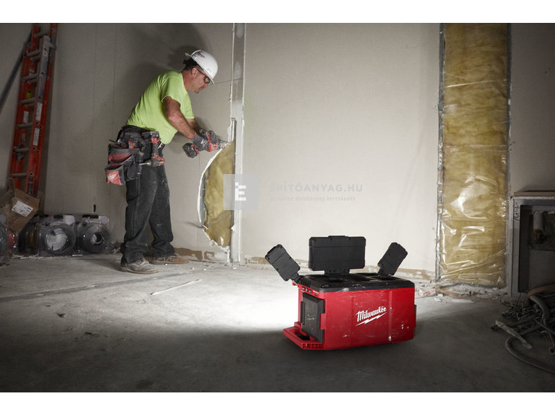 Milwaukee M18POALC-0 M18 packout térmegvilágító lámpa töltővel