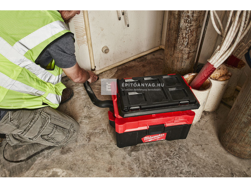 Milwaukee M18FPOVCL 18 Fuel packout nedves/száraz porszívó