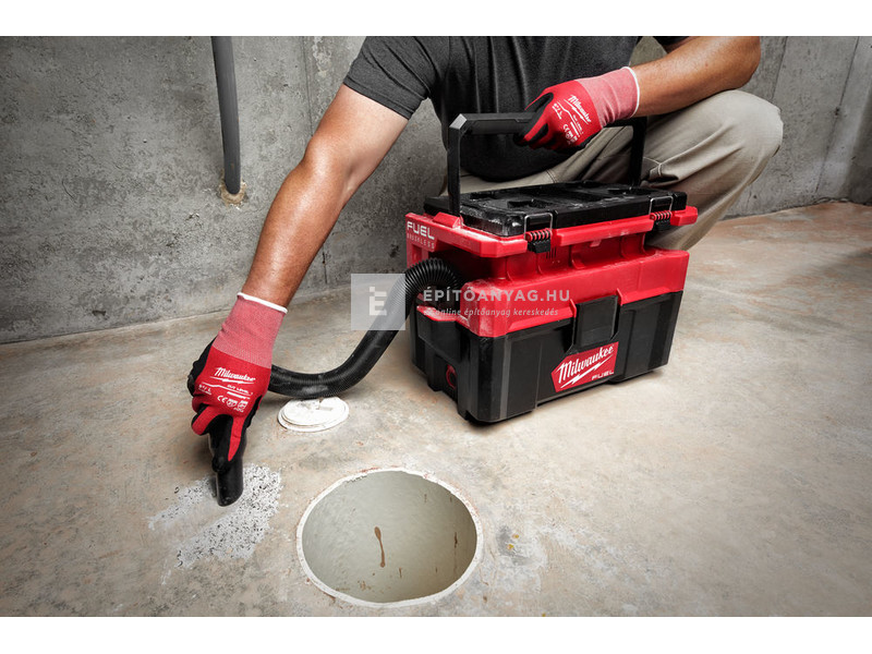 Milwaukee M18FPOVCL 18 Fuel packout nedves/száraz porszívó