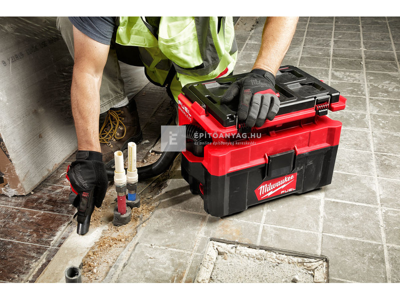 Milwaukee M18FPOVCL 18 Fuel packout nedves/száraz porszívó