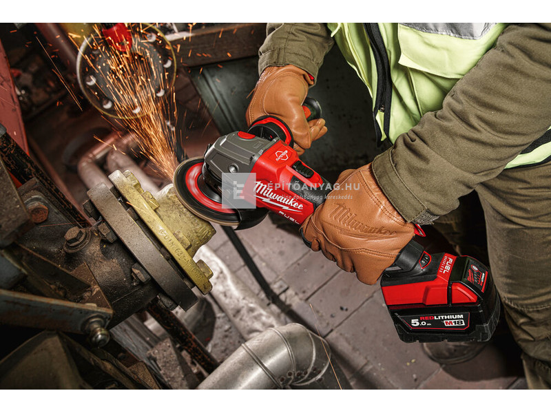 Milwaukee M18FSAGV125XB-0X változtatható sebességű sarokcsiszoló