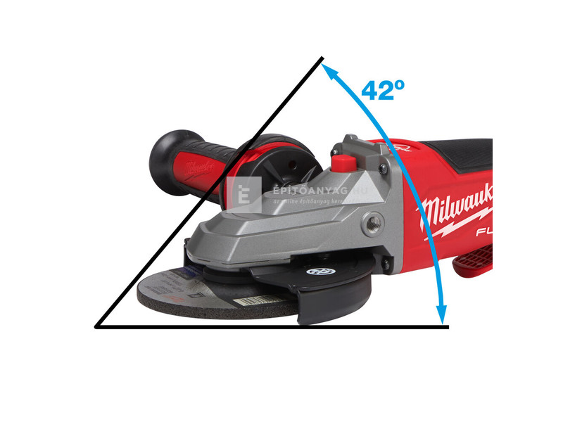 Milwaukee M18FSAGF125XPDB-0X M18 Fuel laposfejű 125 mm sarokcsiszoló fékező funkcióval