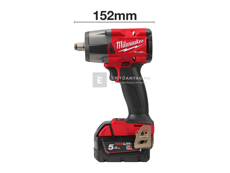 Milwaukee M18FMTIW2F12-502X M18 FUEL™ közepes nyomatékú ütvecsavarozó biztosítógyűrűvel
