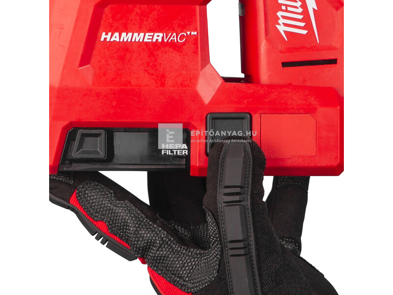 Milwaukee M18FCDDEXL-0 kompakt porelszívó Autopulse™ funkcióval, 26 mm SDS-Plus kalapácsokhoz