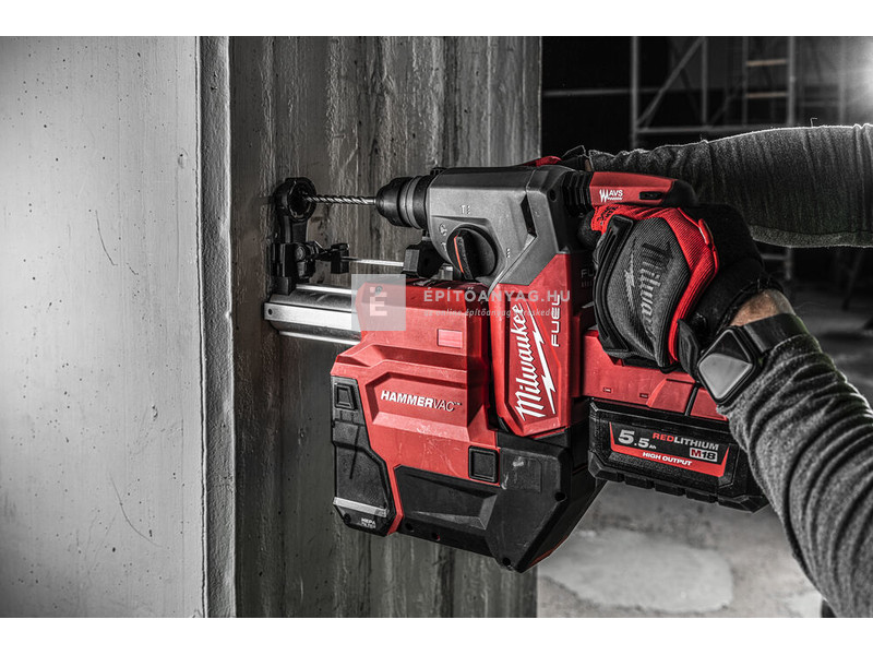 Milwaukee M18FDDEXL-0 M18 SDS-plus porelszívó FHPX kalapácshoz