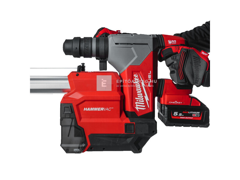 Milwaukee M18FPDDEXL-0 SDS-Plus porelszívó Autopulse™ funkcióval, FHX kalapácsokhoz