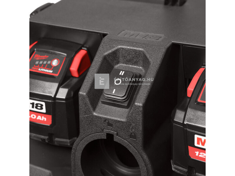Milwaukee M18F2VC23L-0 akkumulátoros nedves-száraz porszívó