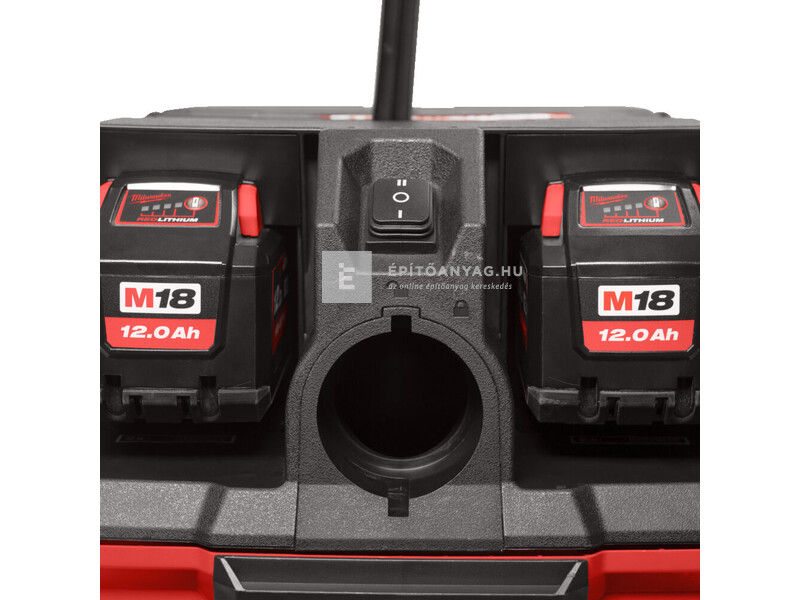 Milwaukee M18F2VC23L-0 akkumulátoros nedves-száraz porszívó
