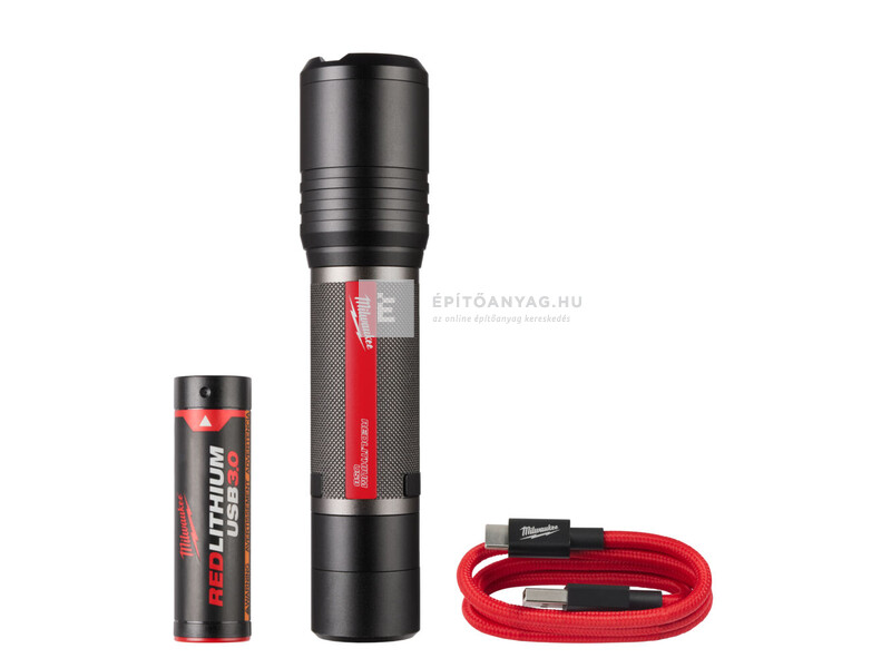 Milwaukee L4FL2000-301 USB újratölthető zseblámpa, 2000 lumen