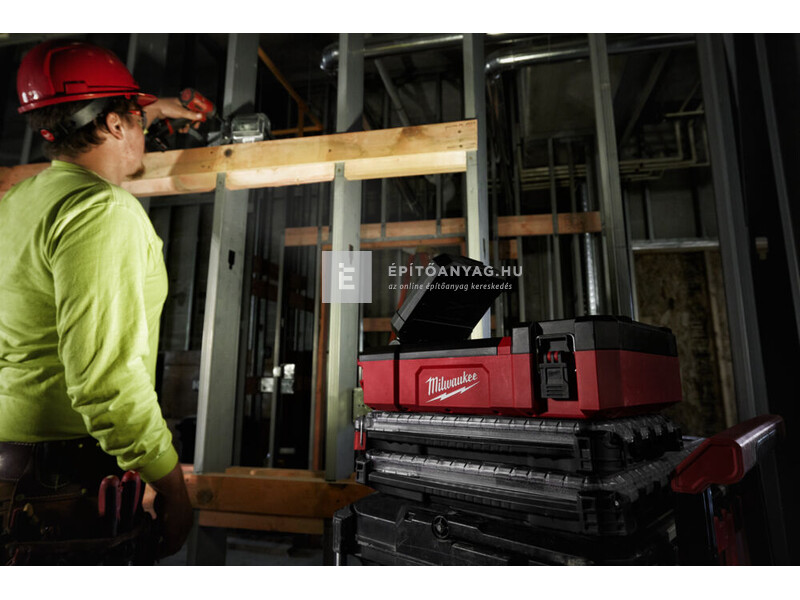 Milwaukee M12POAL-0 M12™ Packout™ térmegvilágító lámpa, 1400 lumen