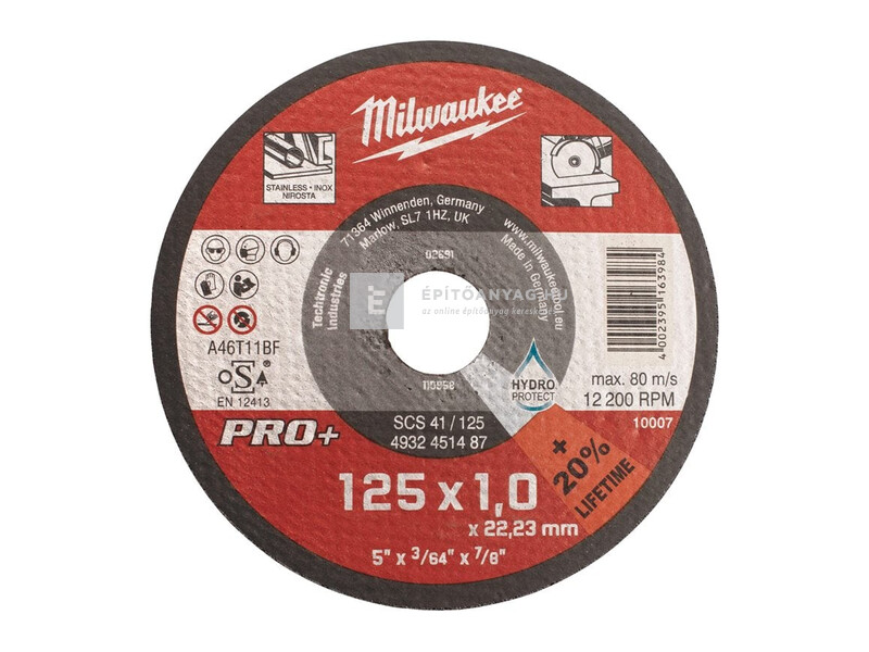 Milwaukee M18FSAG125XB100P-502P erőcsomag (M18FSAG125XB 2 akku, töltő, tartozékok, packout)