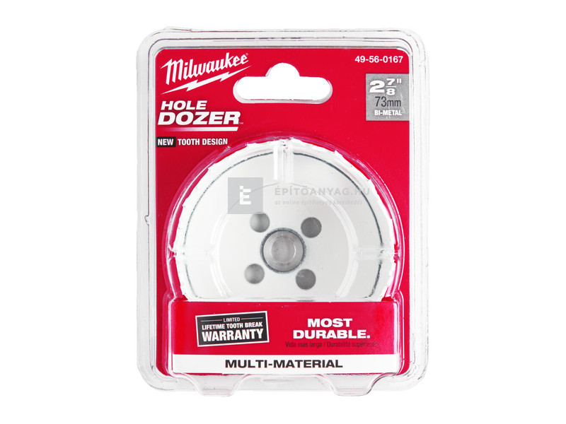 Milwaukee Hole Dozer bimetál kobalt lyukfűrész 73 mm