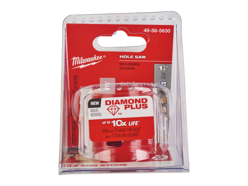 Milwaukee Diamond Plus vizes / száraz lyukfűrész 38mm