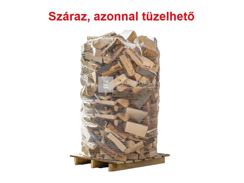 Ömlesztett, kalodás, 25 cm hasábhosszúságú, akác tűzifa 1 erdei m3