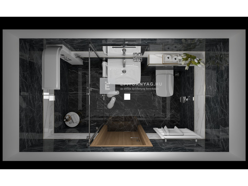 Fap Roma Diamond Nero Reale Brillante 25x75 (fNIM)