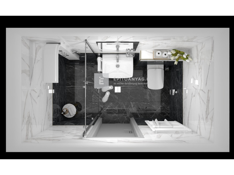 Fap Roma Diamond Nero Reale Brillante 25x75 (fNIM)