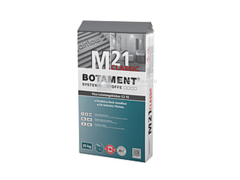 Botament M 21 flexibilis ragasztó szürke 25 kg