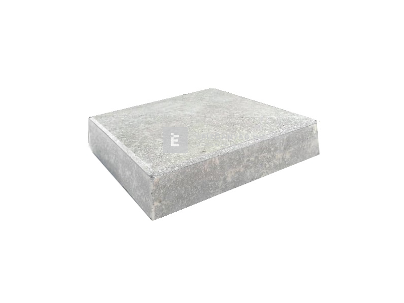 Oszlopfedlap szürke 30x30x5 cm