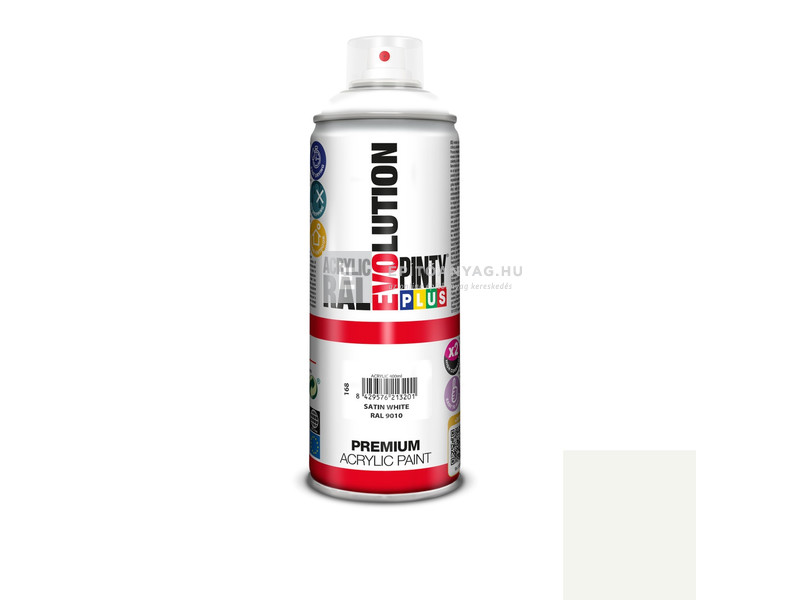 Novasol Pinty Plus Evolution akril festék spray RAL 9010 SF 400 ml