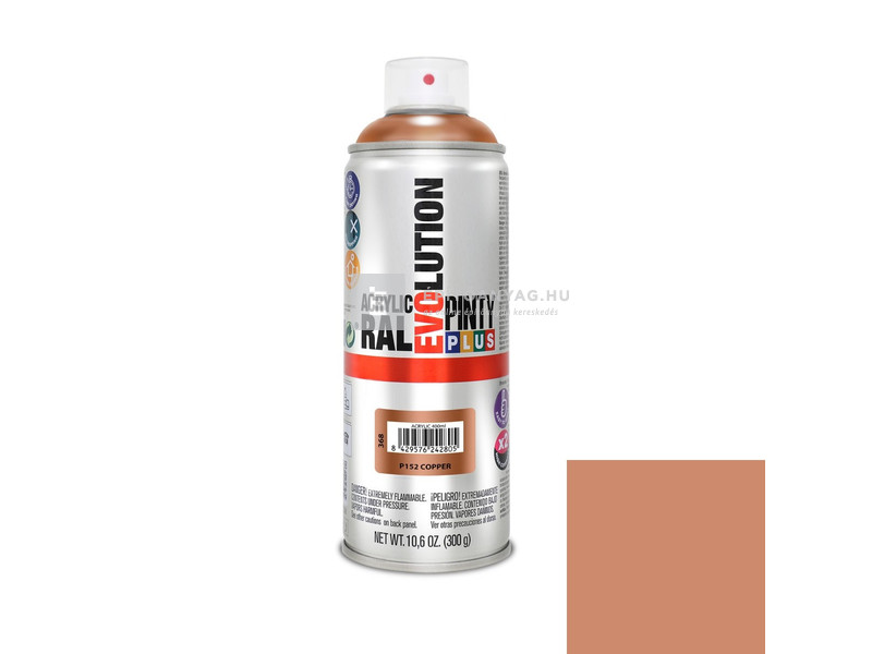 Novasol Pinty Plus Evolution akril festék spray bronz P152 400 ml