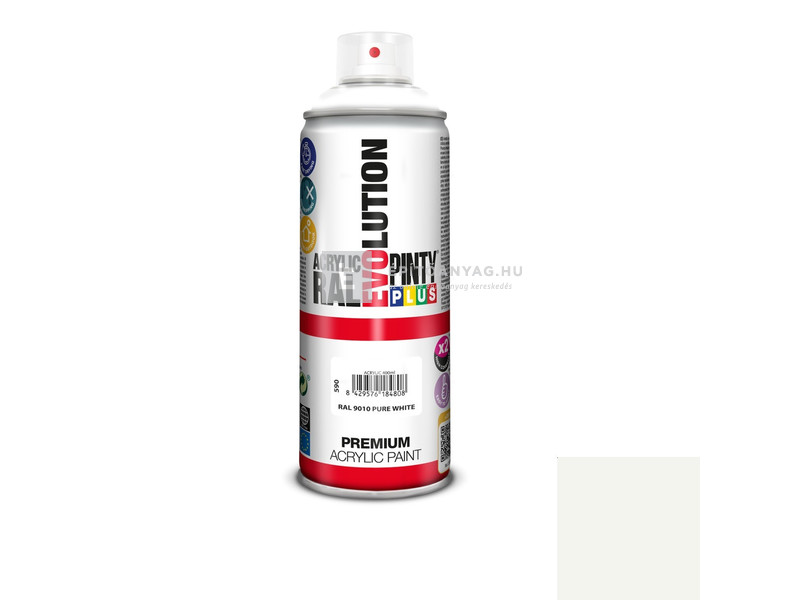 Novasol Pinty Plus Evolution akril festék spray RAL 9010 400 ml