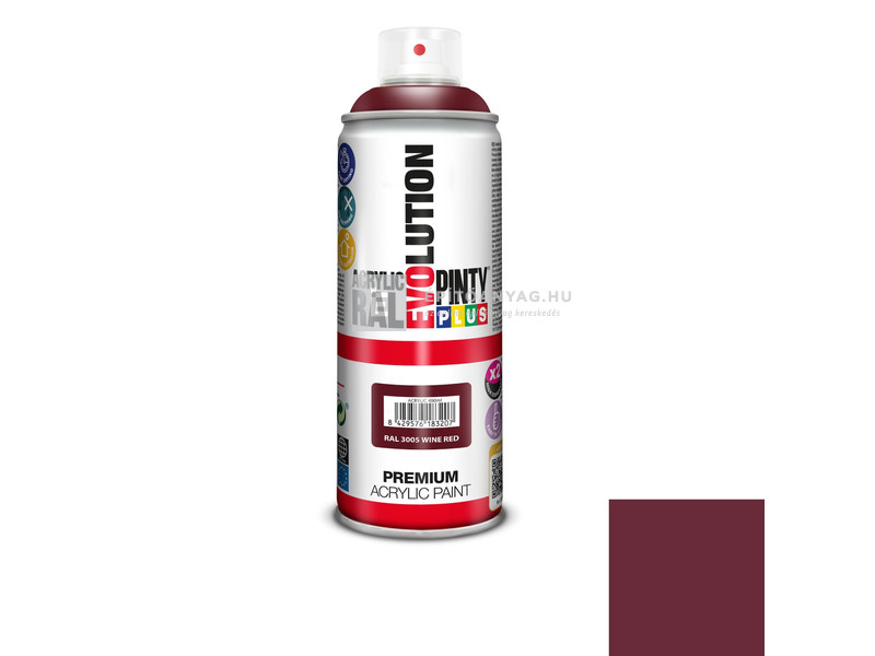 Novasol Pinty Plus Evolution akril festék spray RAL 3005 400 ml