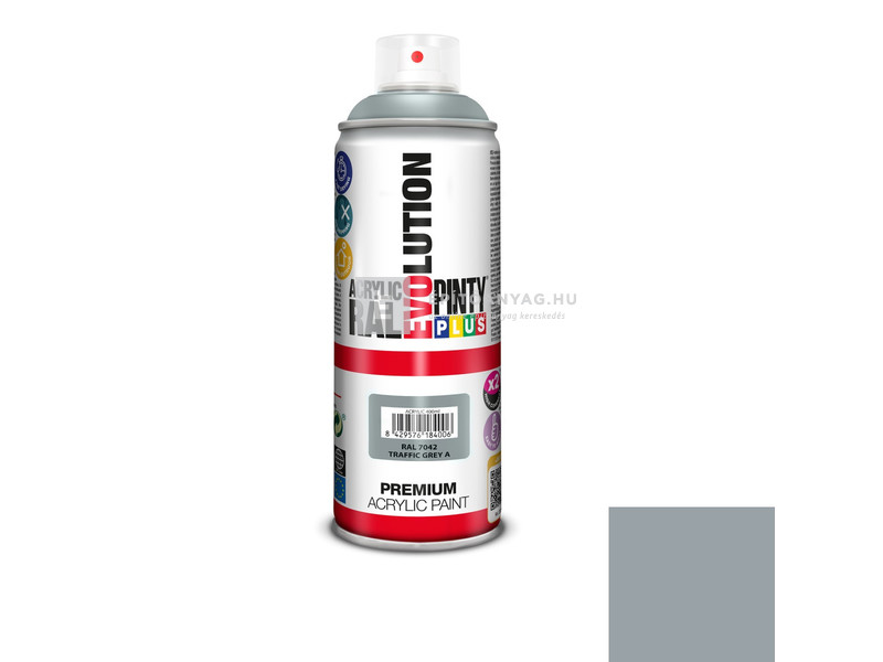 Novasol Pinty Plus Evolution akril festék spray RAL 7042 400 ml