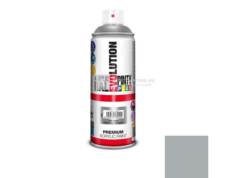 Novasol Pinty Plus Evolution akril festék spray RAL 9006 400 ml