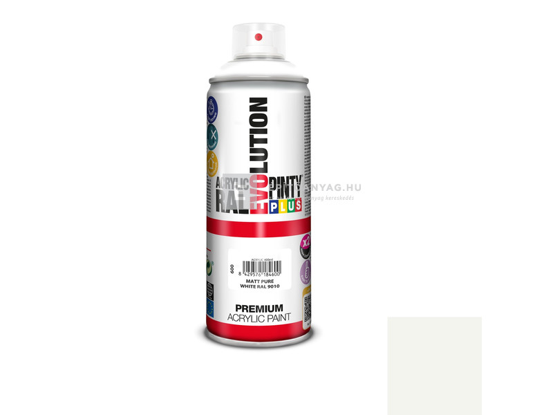 Novasol Pinty Plus Evolution akril festék spray RAL 9010 matt 400 ml