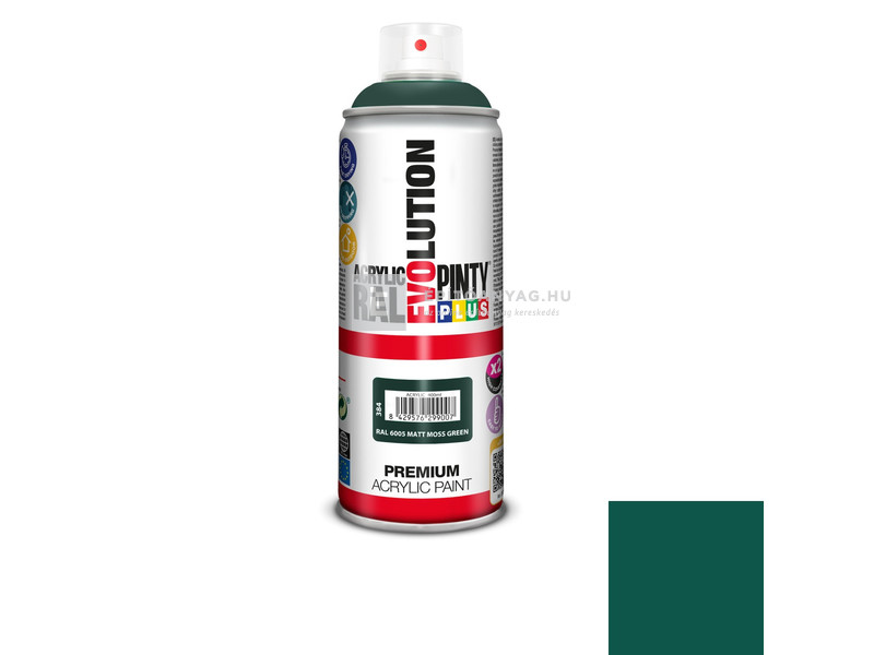 Novasol Pinty Plus Evolution akril festék spray RAL 6005 400 ml